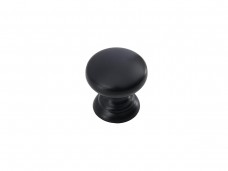 Ручка кнопка мебельная URSULA RC433BL.4, цвет: BL Черный матовый